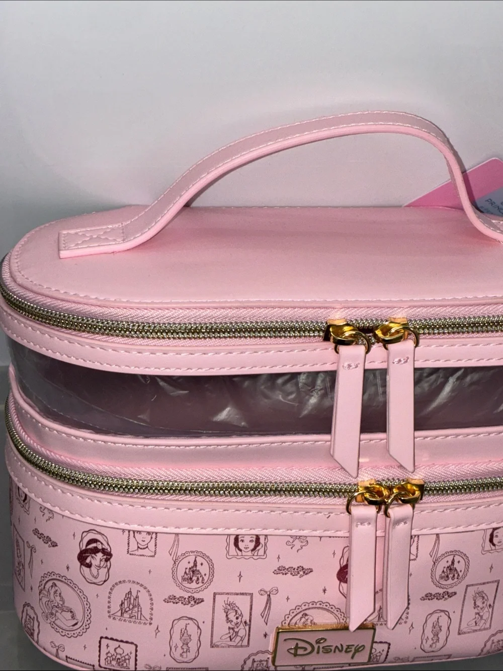 Disney Princess double zip travel vanity case